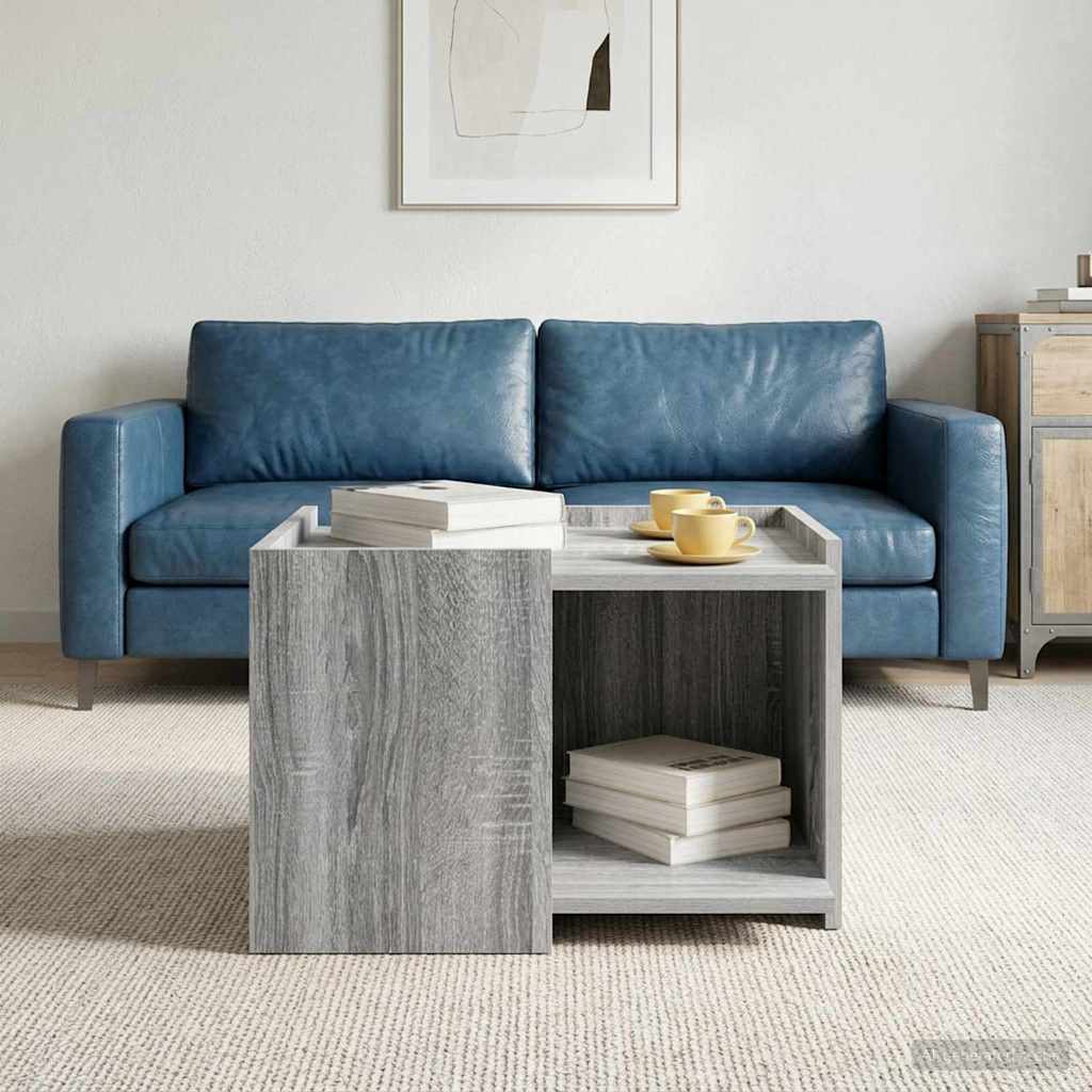 vidaXL Τραπεζάκι σαλονιού Γκρι Sonoma 50,5 x 50 x 33 εκ.
