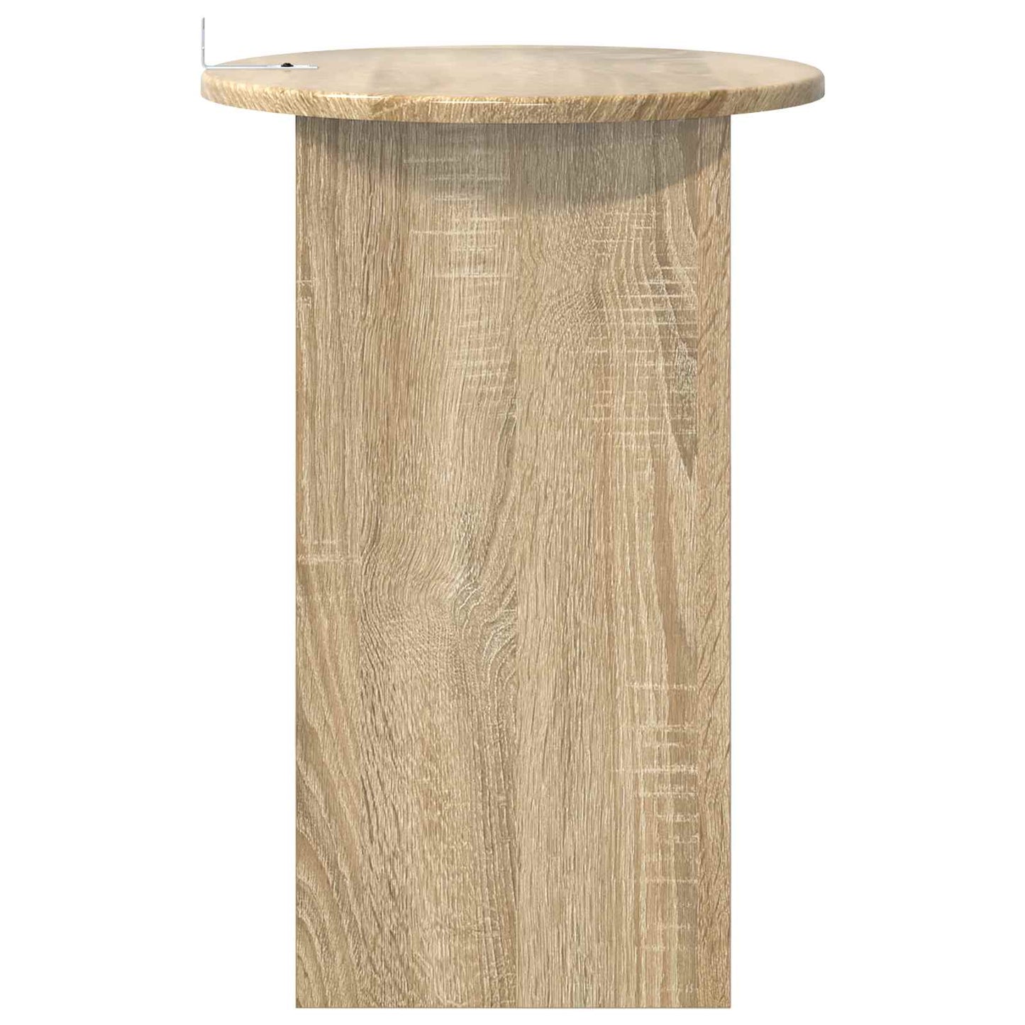 vidaXL Τραπεζάκι Πλευράς Sonoma Δρυς Ø 39,5 x 55 εκ.