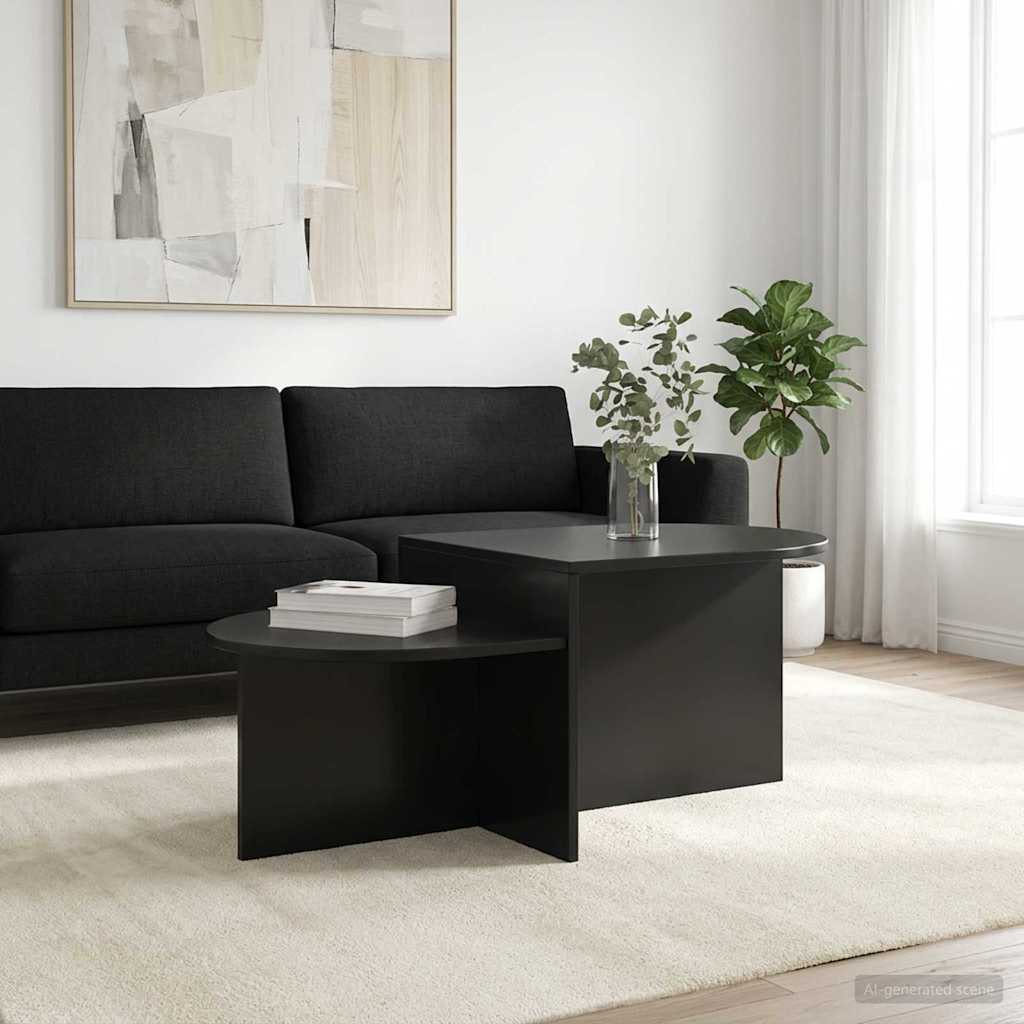 vidaXL Τραπεζάκι σαλονιού Μαύρη Δρυς 100 x 50 x 40 cm