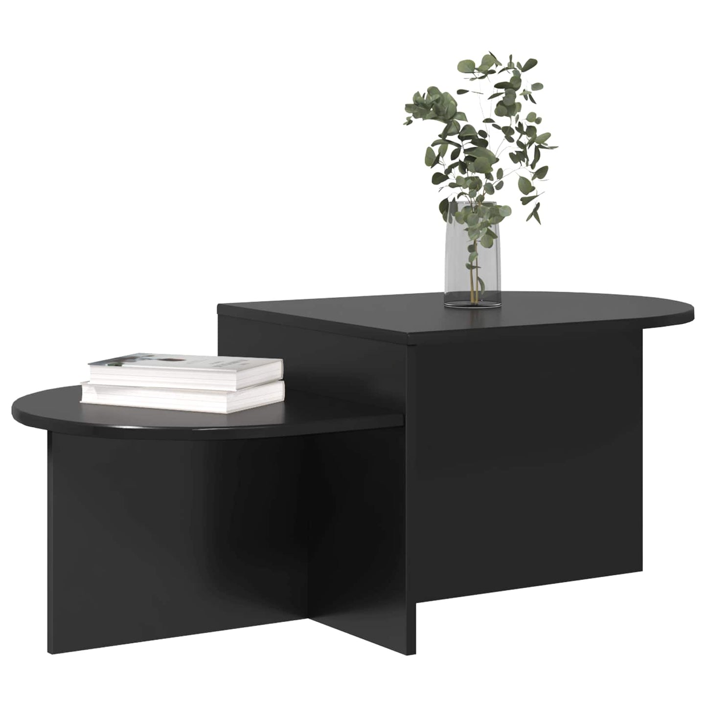 vidaXL Τραπεζάκι σαλονιού Μαύρη Δρυς 100 x 50 x 40 cm