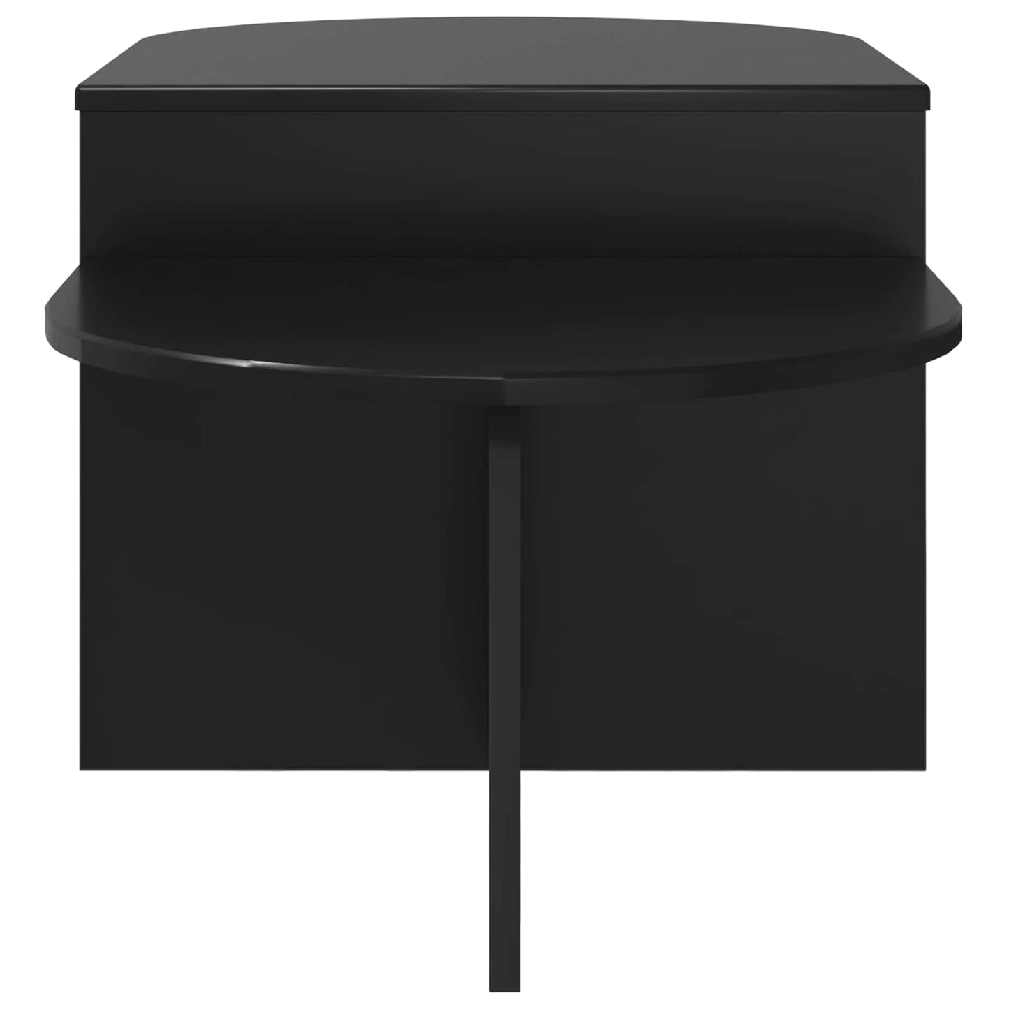 vidaXL Τραπεζάκι σαλονιού Μαύρη Δρυς 100 x 50 x 40 cm