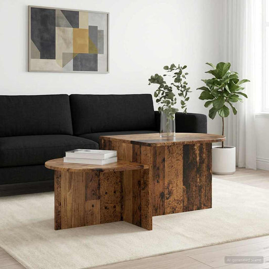 vidaXL Τραπεζάκι σαλονιού Παλαιωμένο ξύλο 100 x 50 x 40 cm