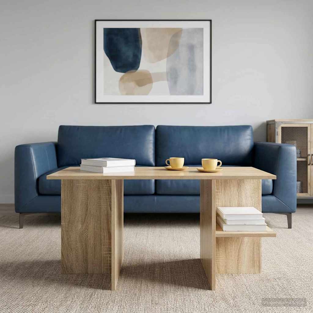 vidaXL Τραπεζάκι σαλονιού Sonoma Δρυς 87 x 50 x 45 εκ