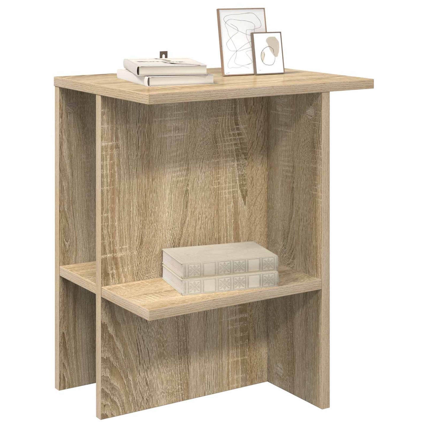 vidaXL Τραπεζάκι σαλονιού Sonoma Δρυς 40 x 30 x 49 εκ.