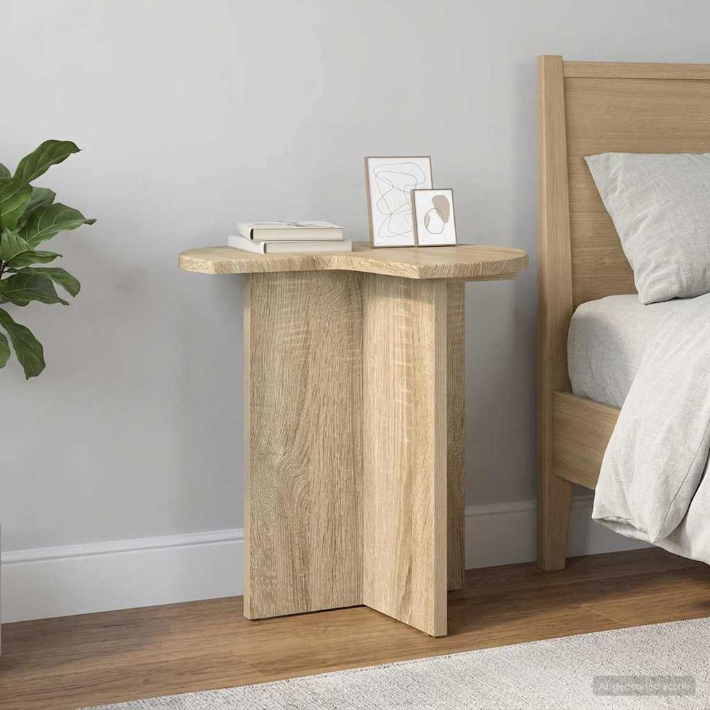 vidaXL Τραπεζάκι Πλευράς με αποθήκευση 2 pcs Sonoma Δρυς Ø 39 x 38 εκ