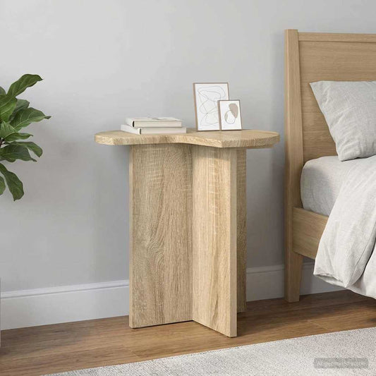 vidaXL Τραπεζάκι Πλευράς με αποθήκευση 2 pcs Sonoma Δρυς Ø 39 x 38 εκ