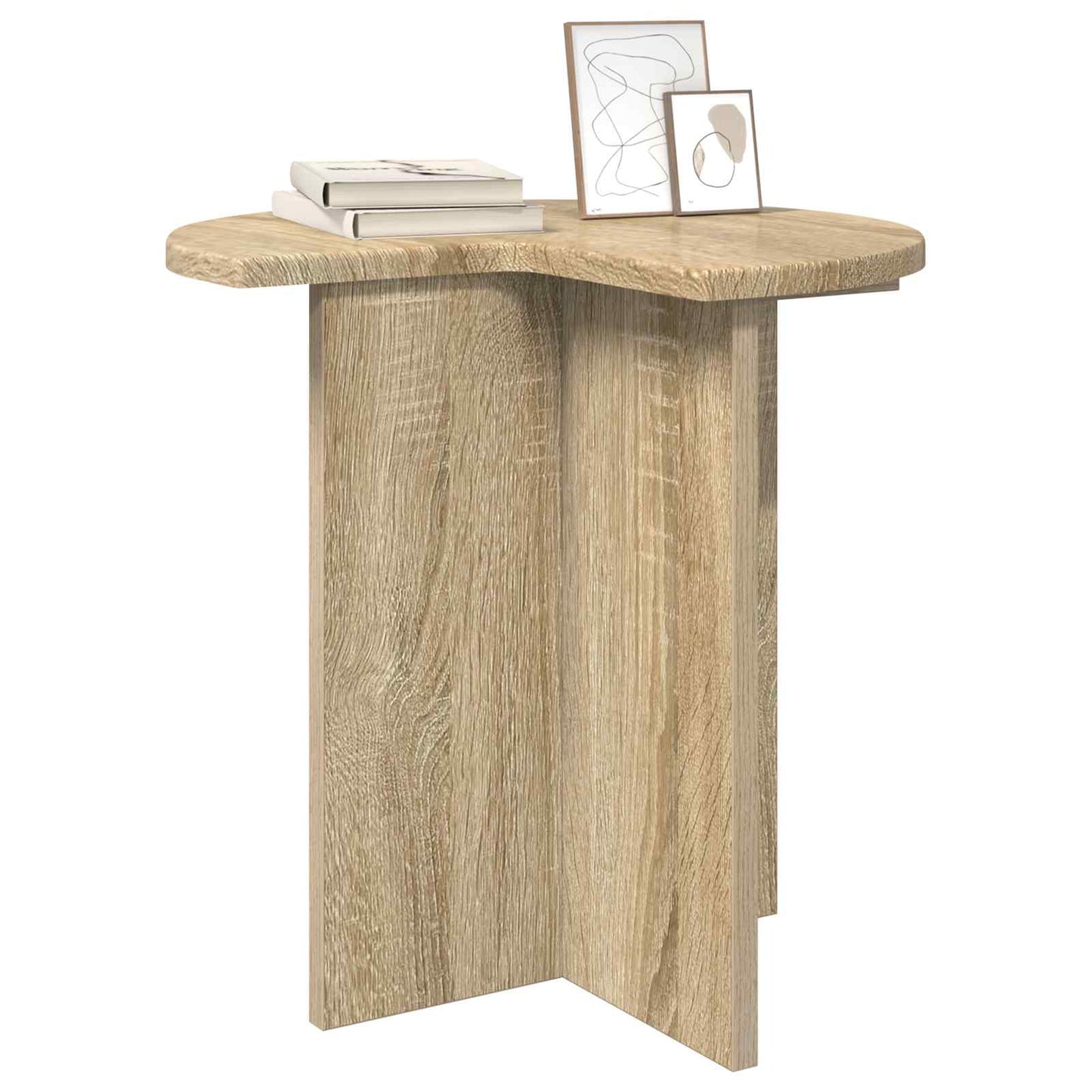 vidaXL Τραπεζάκι Πλευράς με αποθήκευση 2 pcs Sonoma Δρυς Ø 39 x 38 εκ