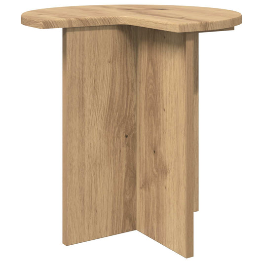 vidaXL Τραπεζάκι Πλευράς Artisan Δρυς Ø 39 x 38 εκ Επεξεργασμένο Ξύλο