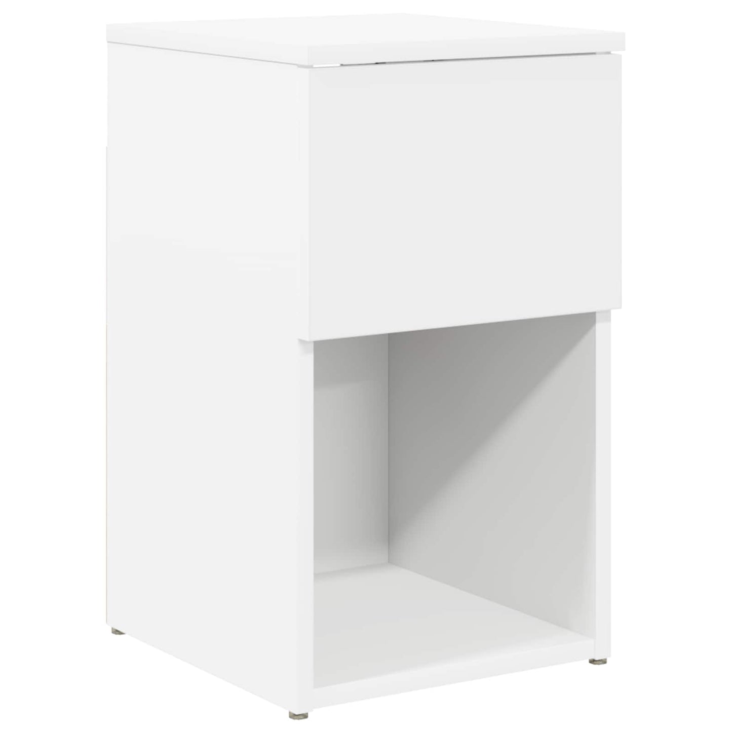 vidaXL Ντουλάπι κρεβατιού 2 τμχ. Λευκό 29 x 31,5 x 49 εκ