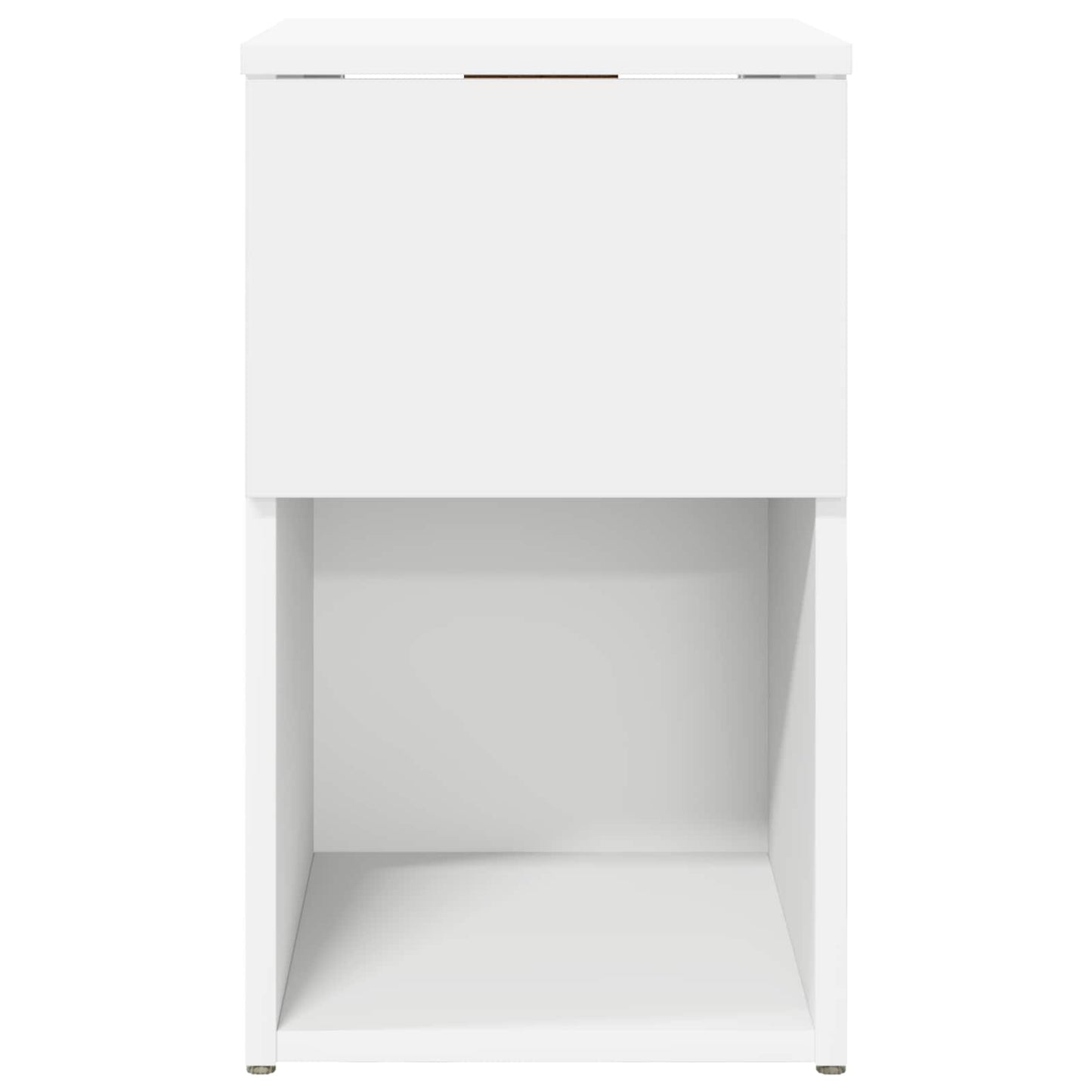 vidaXL Ντουλάπι κρεβατιού 2 τμχ. Λευκό 29 x 31,5 x 49 εκ