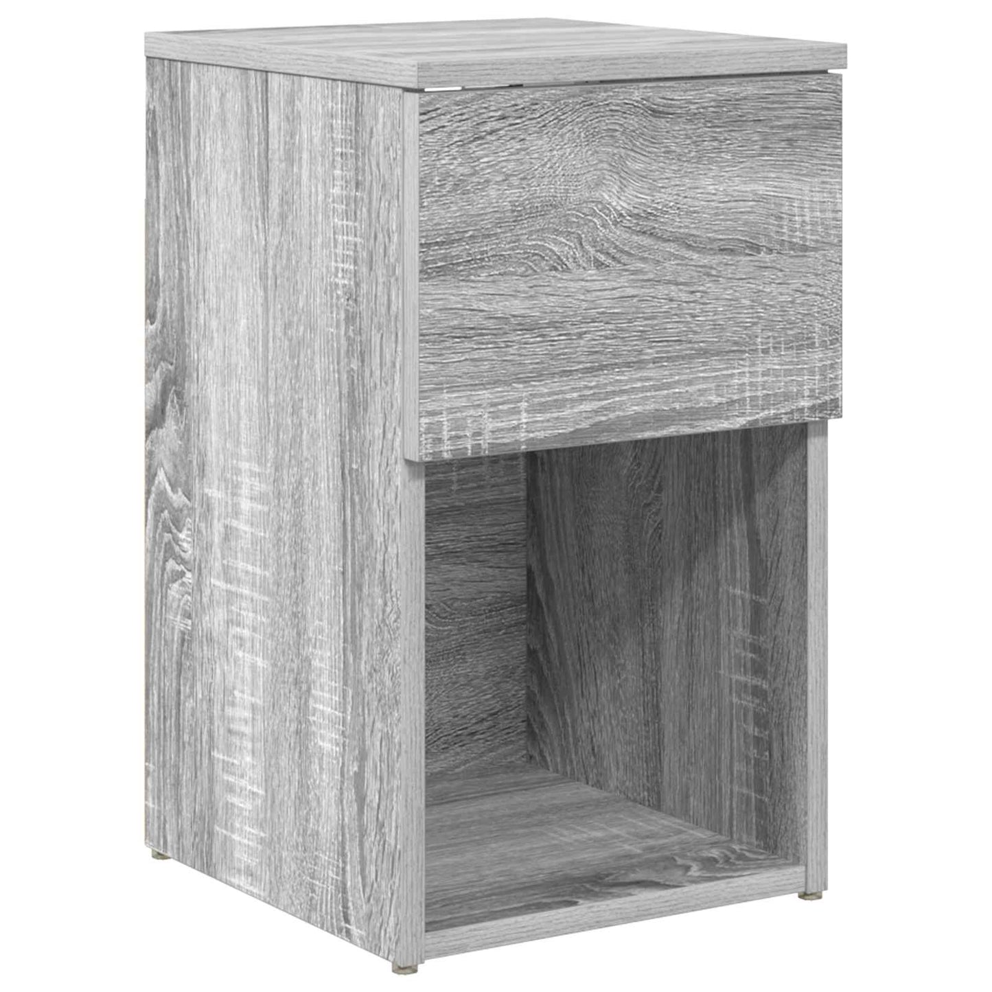 vidaXL Ντουλάπι κρεβατιού 2 τμχ. Γκρι Sonoma 29 x 31,5 x 49 εκ