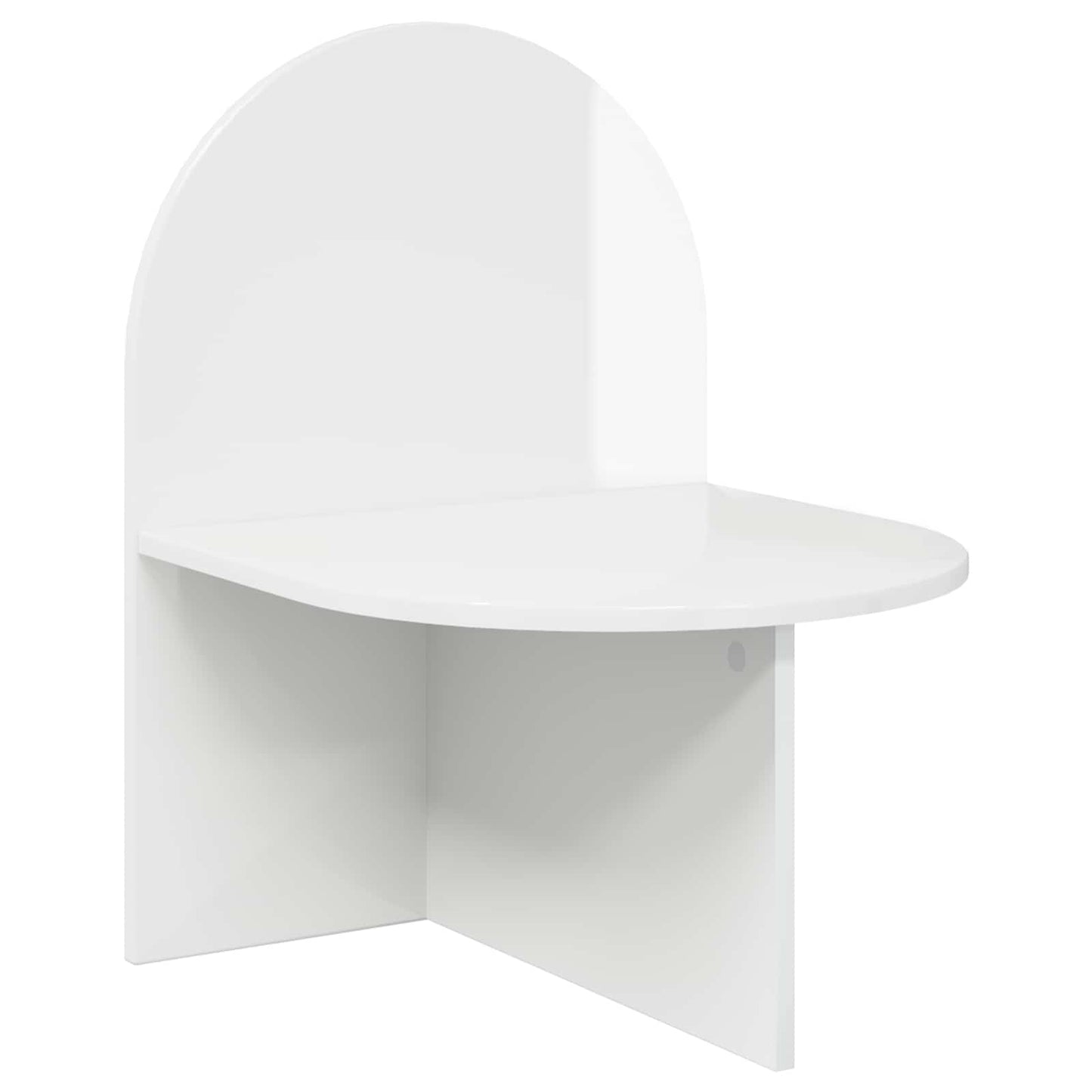 vidaXL Κομοδίνο 2 τμχ. Γυαλιστερό Λευκό 48 x 49 x 65 εκ.