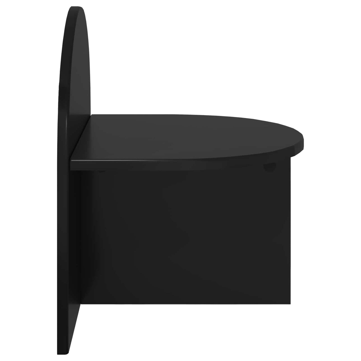 vidaXL Κομοδίνο 2 τμχ. Μαύρη Δρυς 40 x 35,5 x 45,5 εκ.