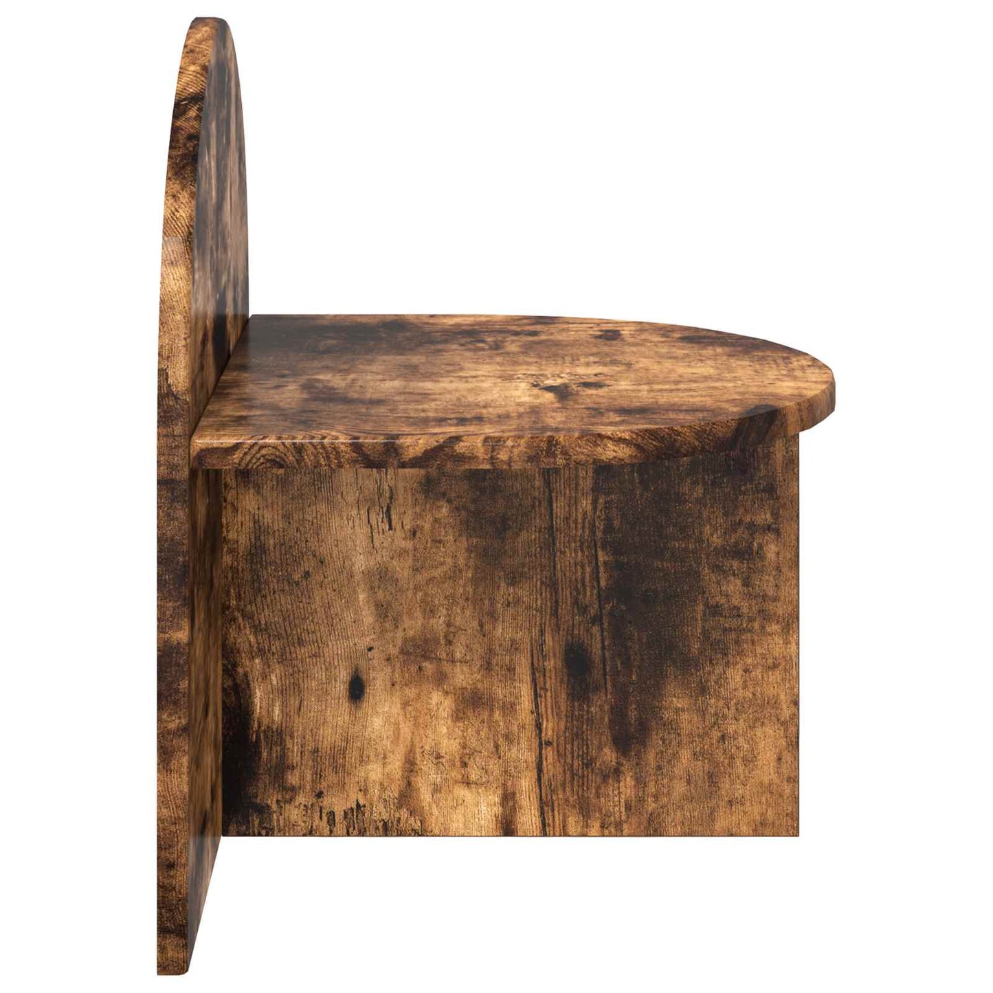 vidaXL Κομοδίνο Καπνιστή Δρυς 40 x 35,5 x 45,5 εκ.