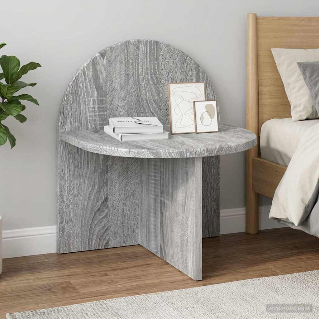 vidaXL Κομοδίνο 2 pcs Γκρι Sonoma 40 x 35,5 x 45,5 εκ.