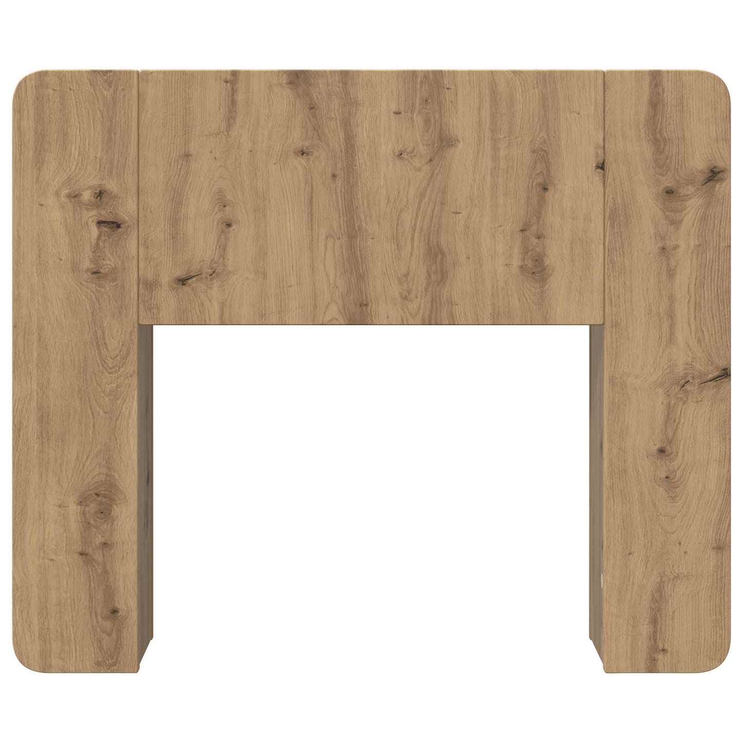 vidaXL Κρεβάτι με Κεφαλάρι Artisan Δρυς 100 cm Επεξεργασμένο Ξύλο