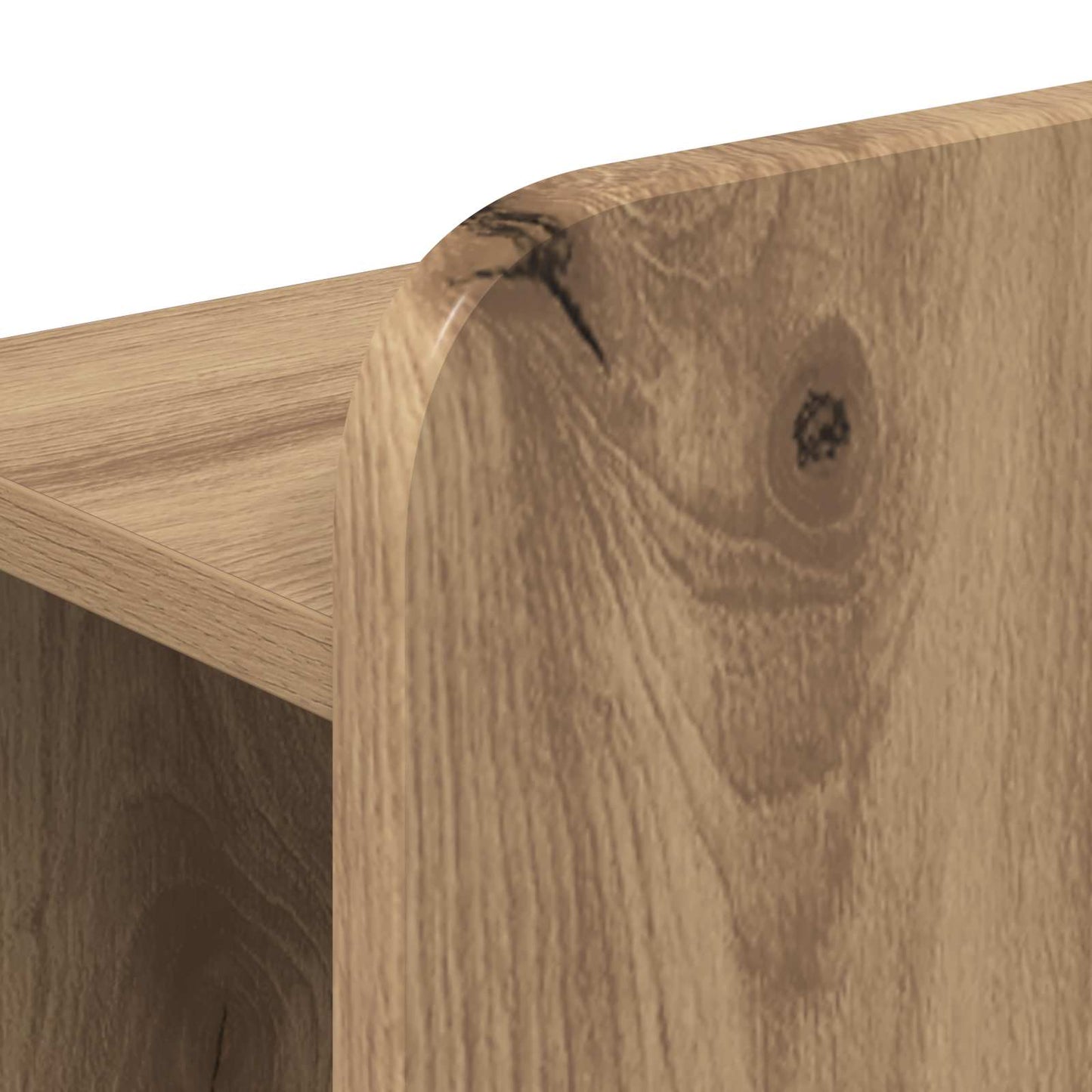 vidaXL Κρεβάτι με Κεφαλάρι Artisan Δρυς 140 cm Επεξεργασμένο Ξύλο