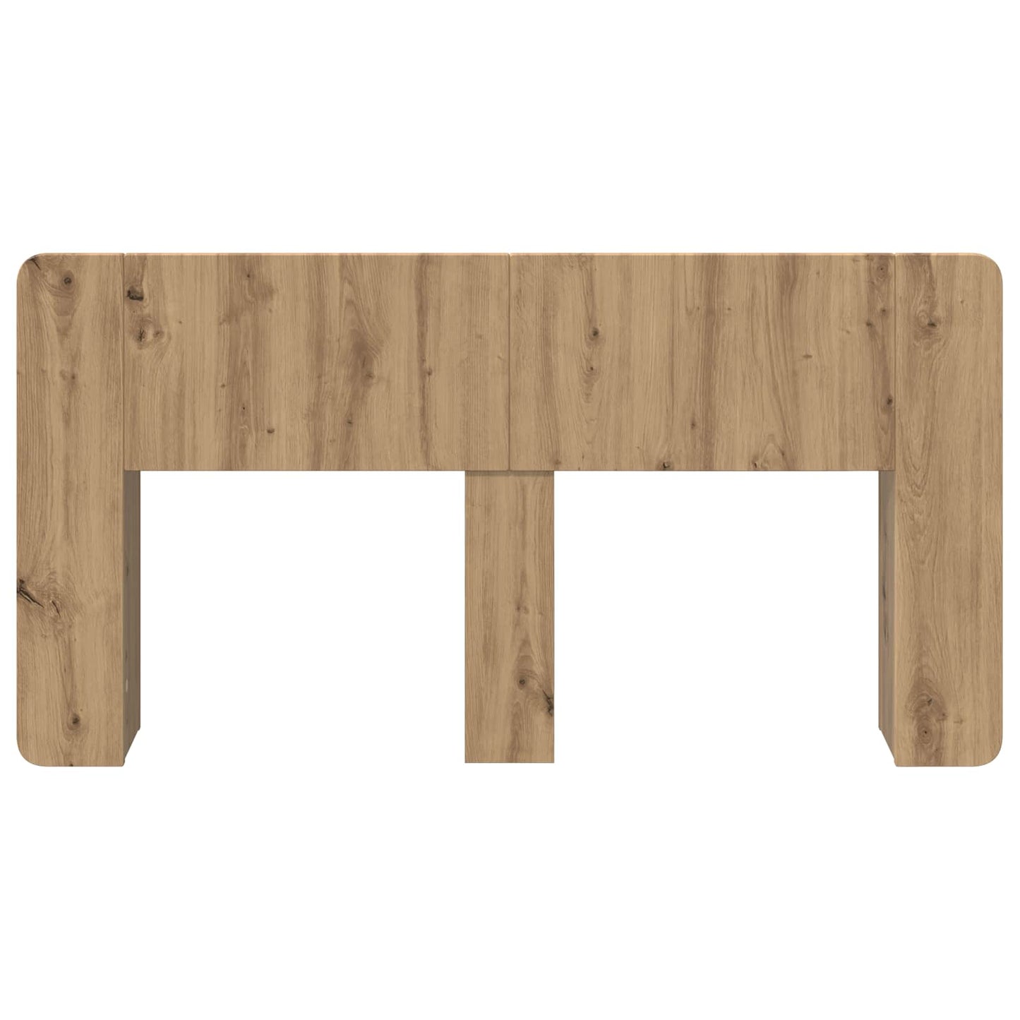 vidaXL Κρεβάτι με Κεφαλάρι Artisan Δρυς 140 cm Επεξεργασμένο Ξύλο