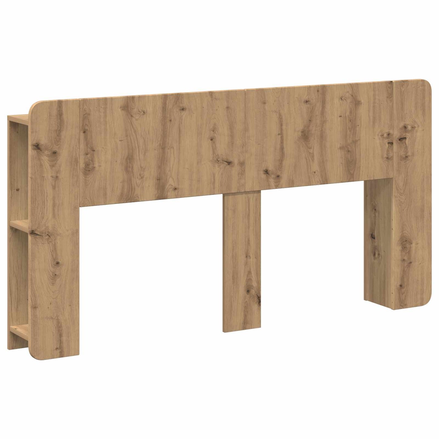 vidaXL Κρεβάτι με Κεφαλάρι Artisan Δρυς 160 cm Επεξεργασμένο Ξύλο