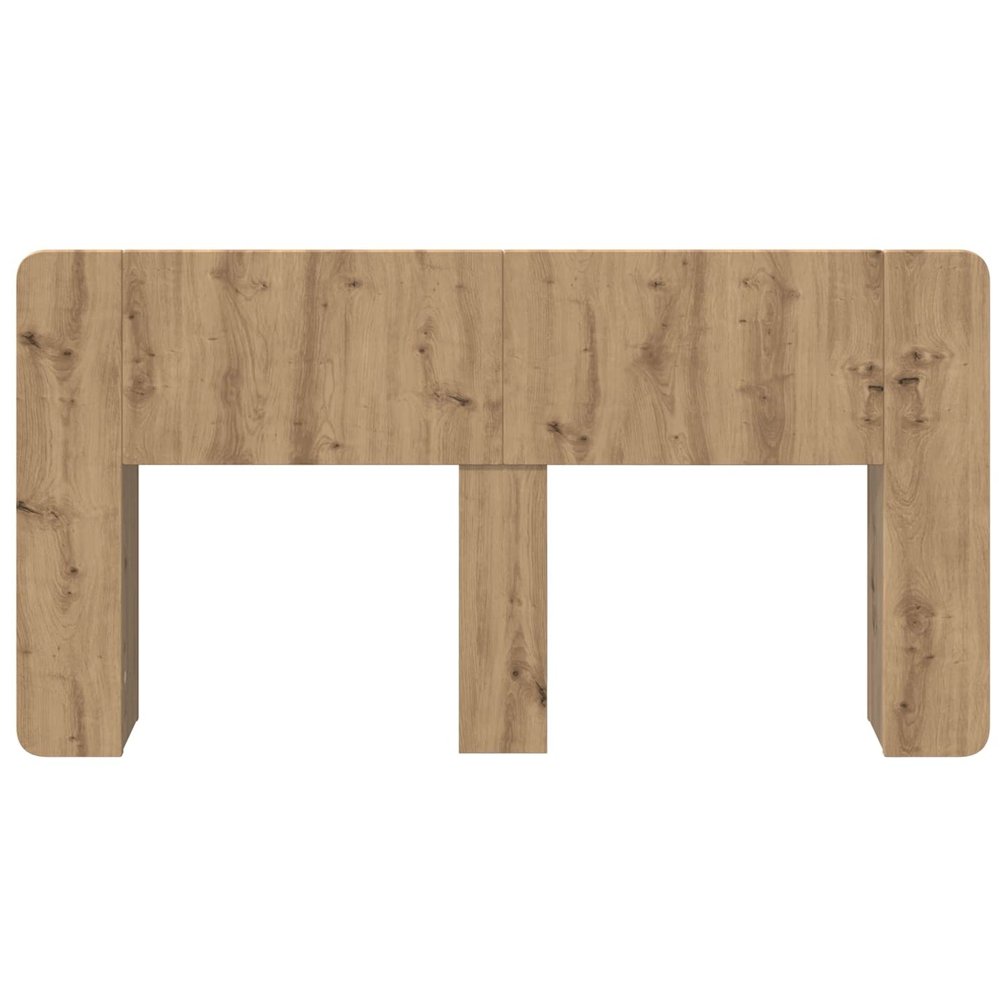 vidaXL Κρεβάτι με Κεφαλάρι Artisan Δρυς 160 cm Επεξεργασμένο Ξύλο