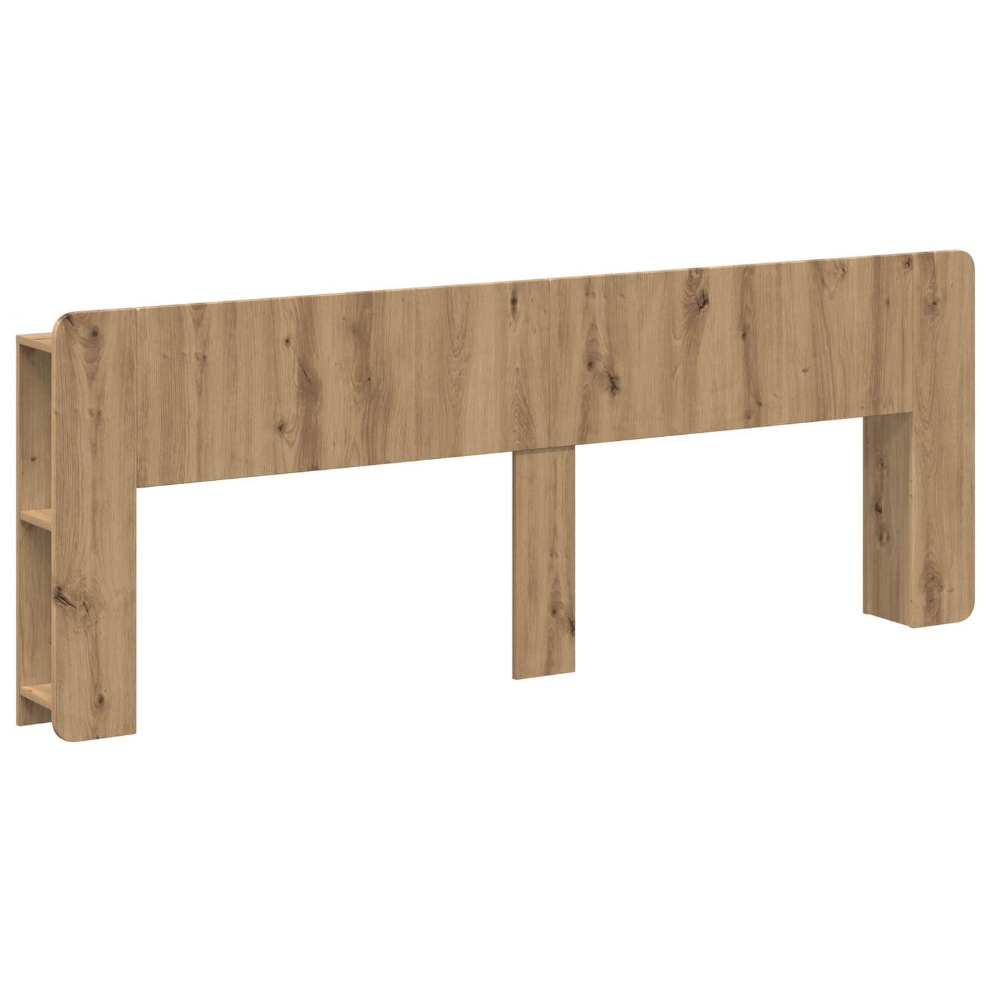 vidaXL Κρεβάτι με Κεφαλάρι Artisan Δρυς 180 cm Επεξεργασμένο Ξύλο