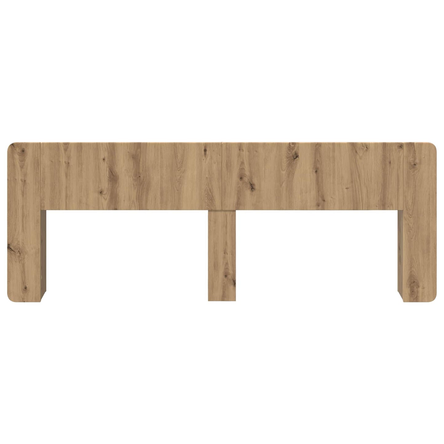 vidaXL Κρεβάτι με Κεφαλάρι Artisan Δρυς 180 cm Επεξεργασμένο Ξύλο