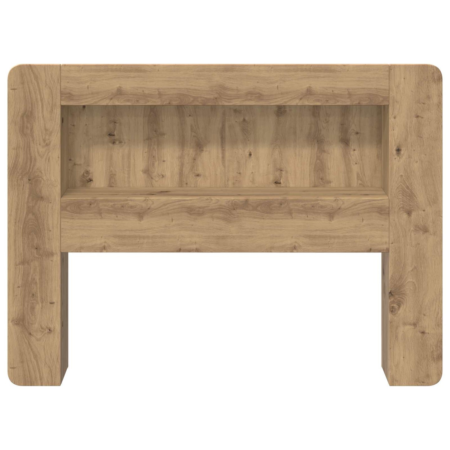 vidaXL Κρεβάτι με Κεφαλάρι Artisan Δρυς 100 cm