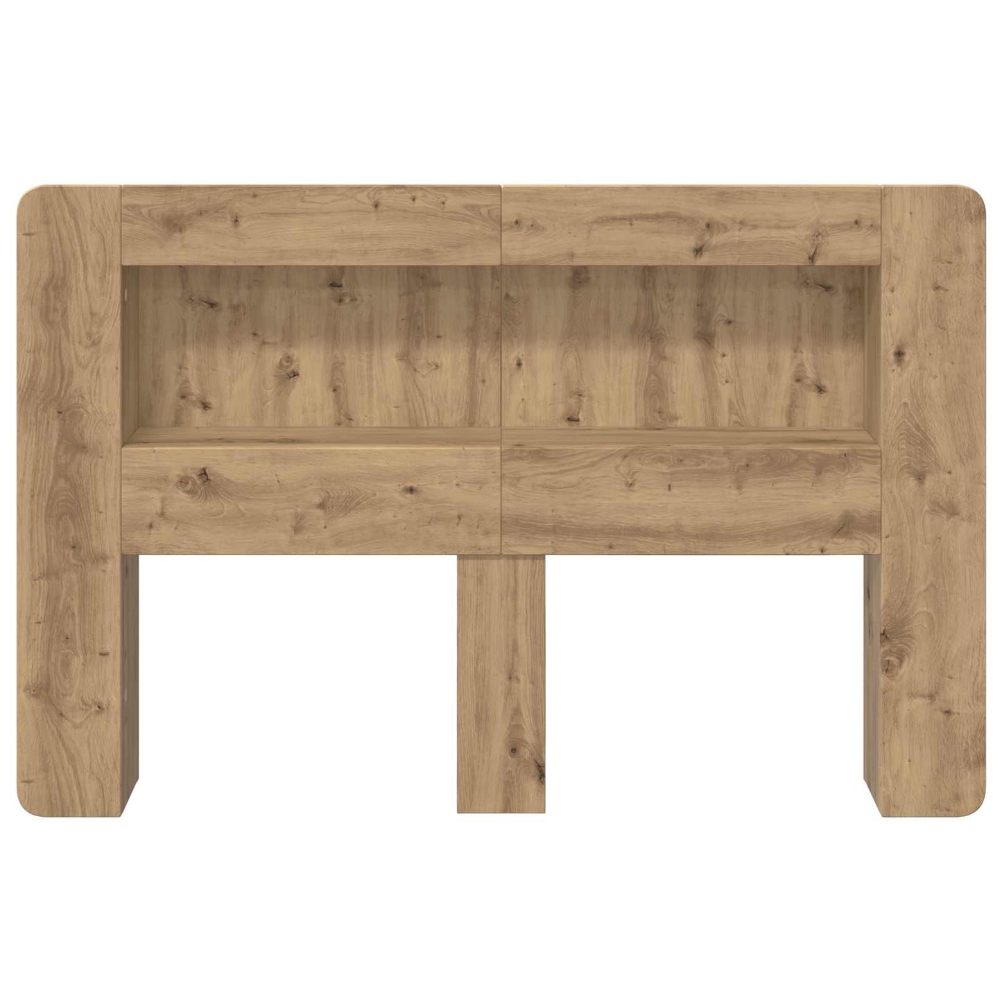 vidaXL Κρεβάτι με Κεφαλάρι Artisan Δρυς 160 cm