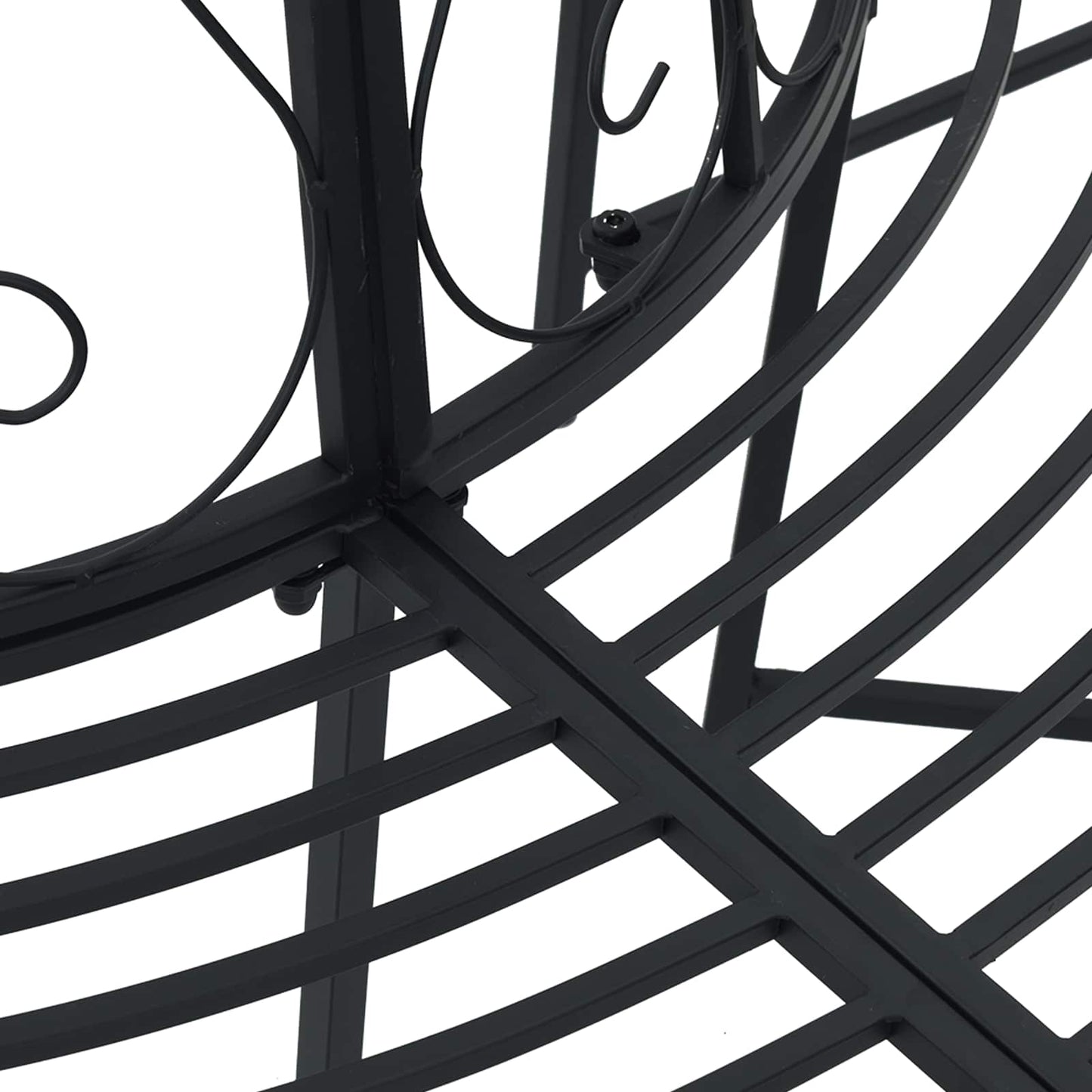 vidaXL Παγκάκι Δέντρου 4-Αριθμός καθισμάτων 160 x 80 x 89 εκ. Ατσάλι