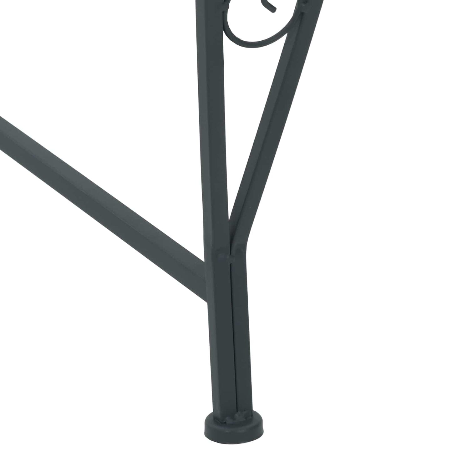 vidaXL Παγκάκι Δέντρου 4-Αριθμός καθισμάτων 160 x 80 x 89 εκ. Ατσάλι