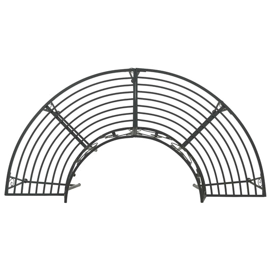 vidaXL Παγκάκι Δέντρου 4-Αριθμός καθισμάτων 160 x 80 x 89 εκ. Ατσάλι