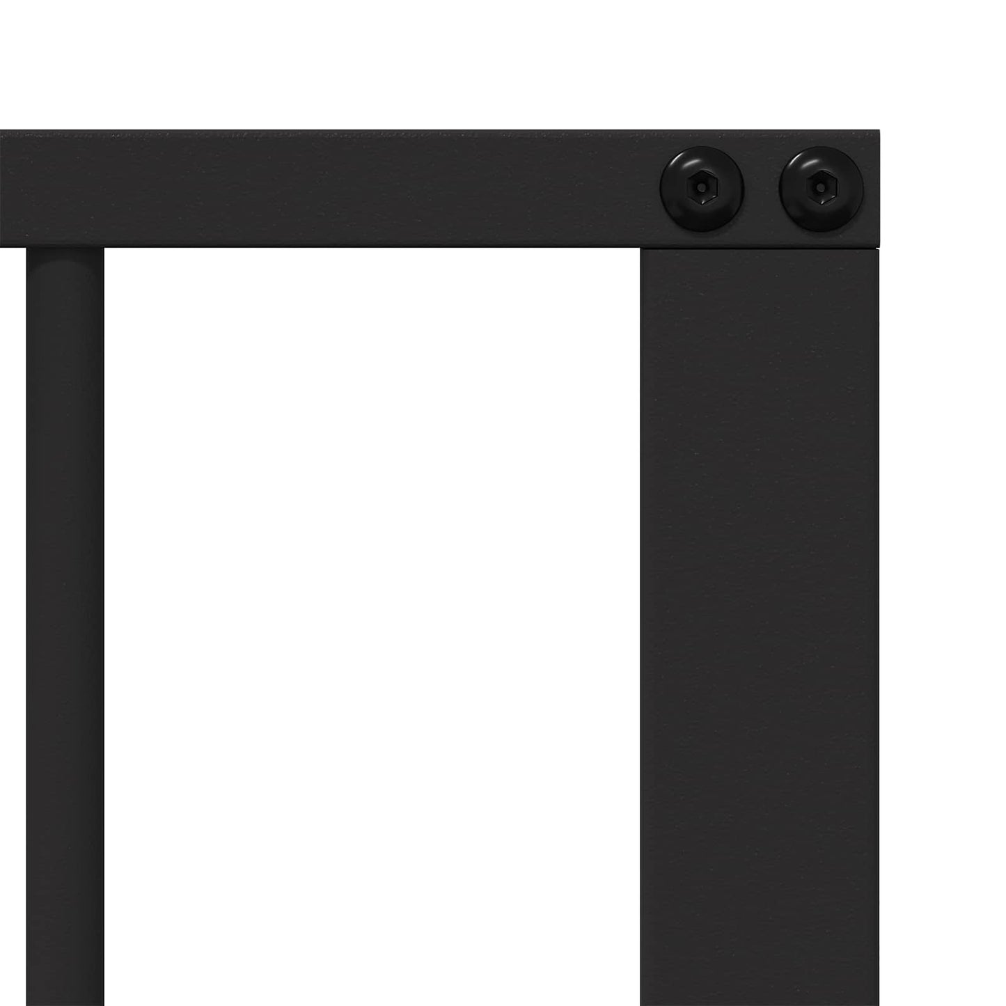vidaXL Πόρτα Σκύλου 2 τμχ. Μαύρο 80 x 80 cm Επικαλυμμένος Χάλυβας