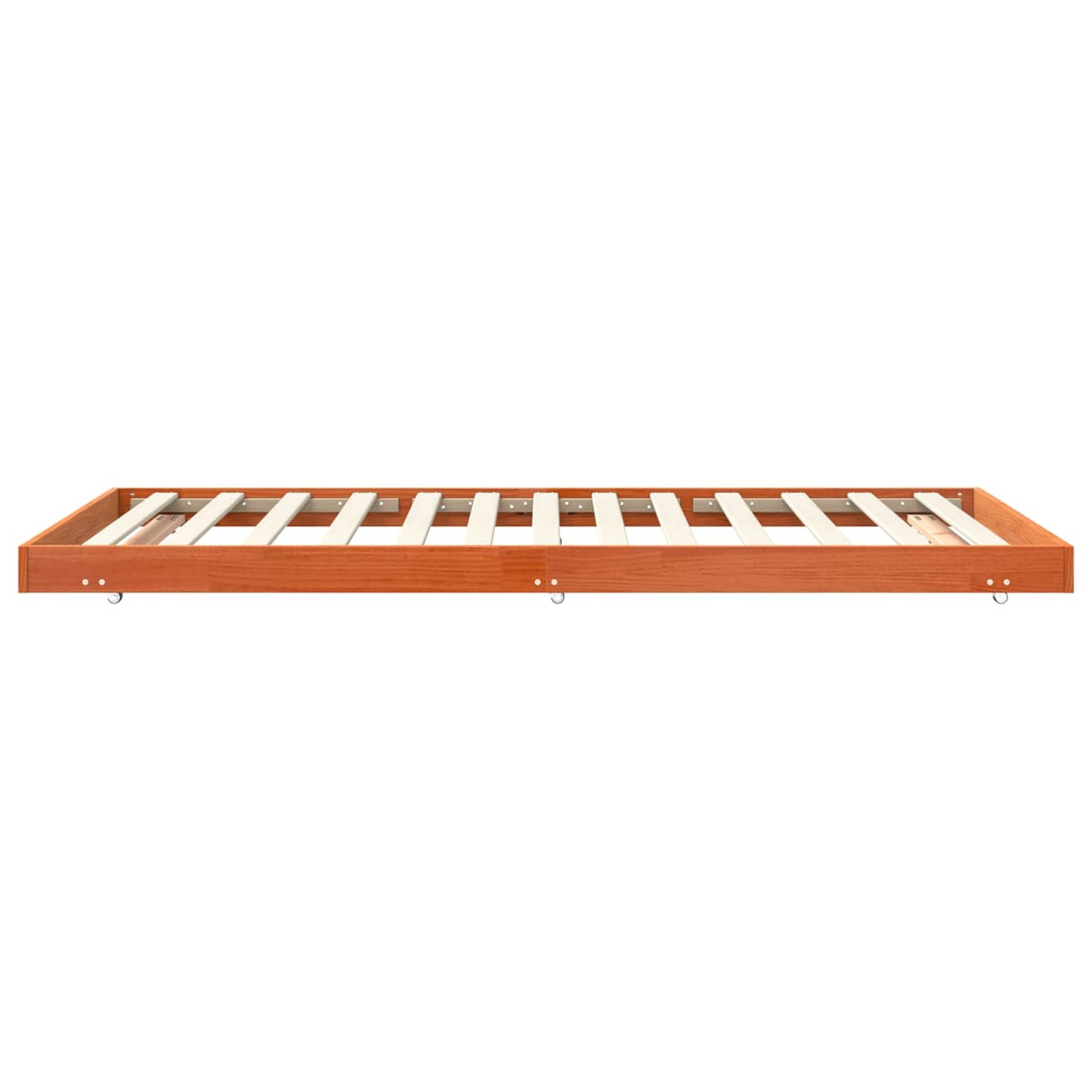 vidaXL Σκελετός Κρεβατιού Κερωτό καφέ 70 x 190 cm Στερεά ξυλεία πεύκου