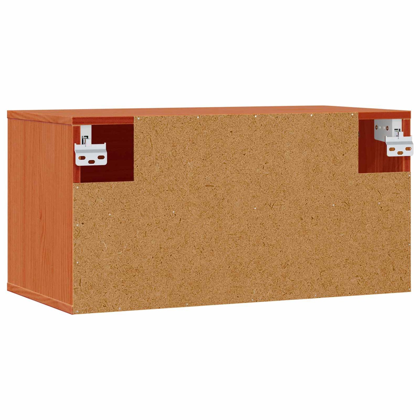 vidaXL Ντουλάπα Τοίχου με ράφι 2 pcs Κερωτό καφέ 60 x 30 x 30 cm