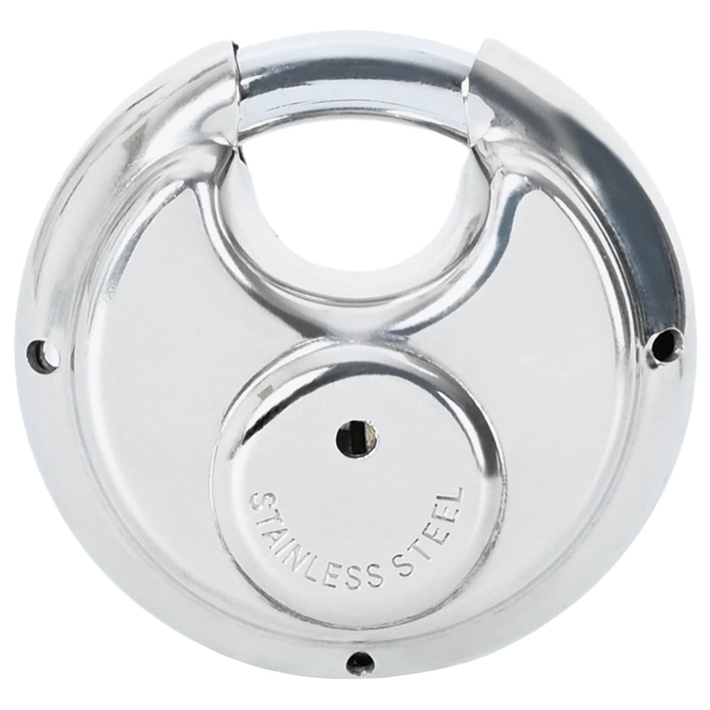 vidaXL Κλειδώματα Discus με Κλειδιά 2 pcs Ασημί 6 x 2.3 x 6 εκ