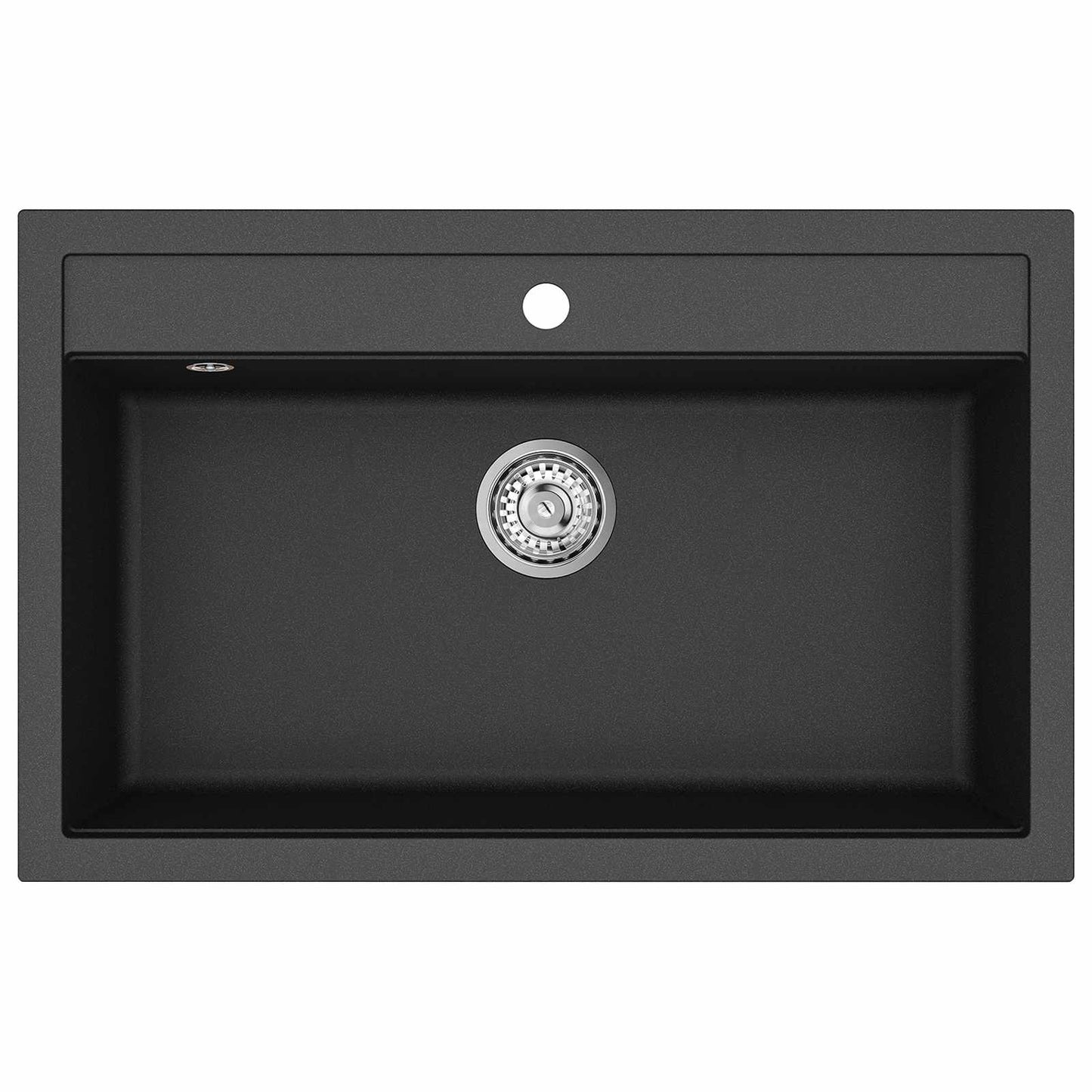 vidaXL Σιντρινο Μαύρο 795 x 505 χλστ. Γρανίτης