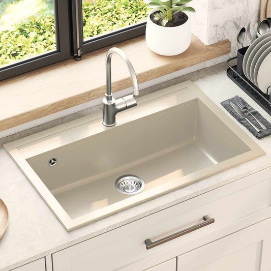 vidaXL Σιντρινο Μπεζ 795 x 505 χλστ. Γρανίτης