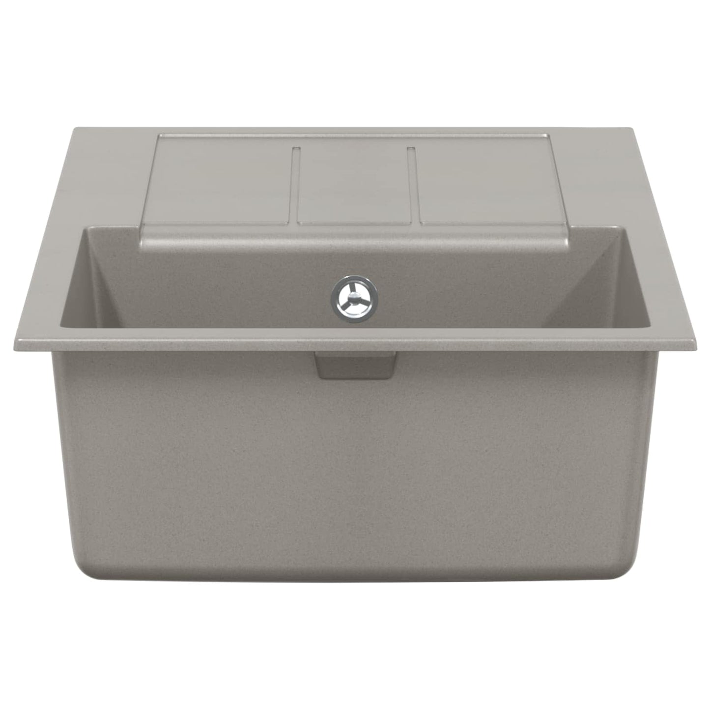 vidaXL Σιντρινο Γκρι 780 x 500 mm 80% Χαλαζίας και 20% Ρητίνη