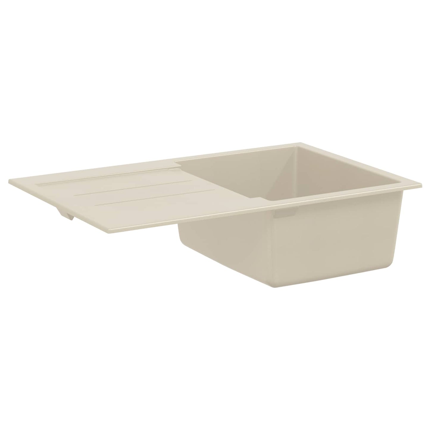vidaXL Σιντρινο Μπεζ 780 x 500 mm 80% Χαλαζίας και 20% Ρητίνη