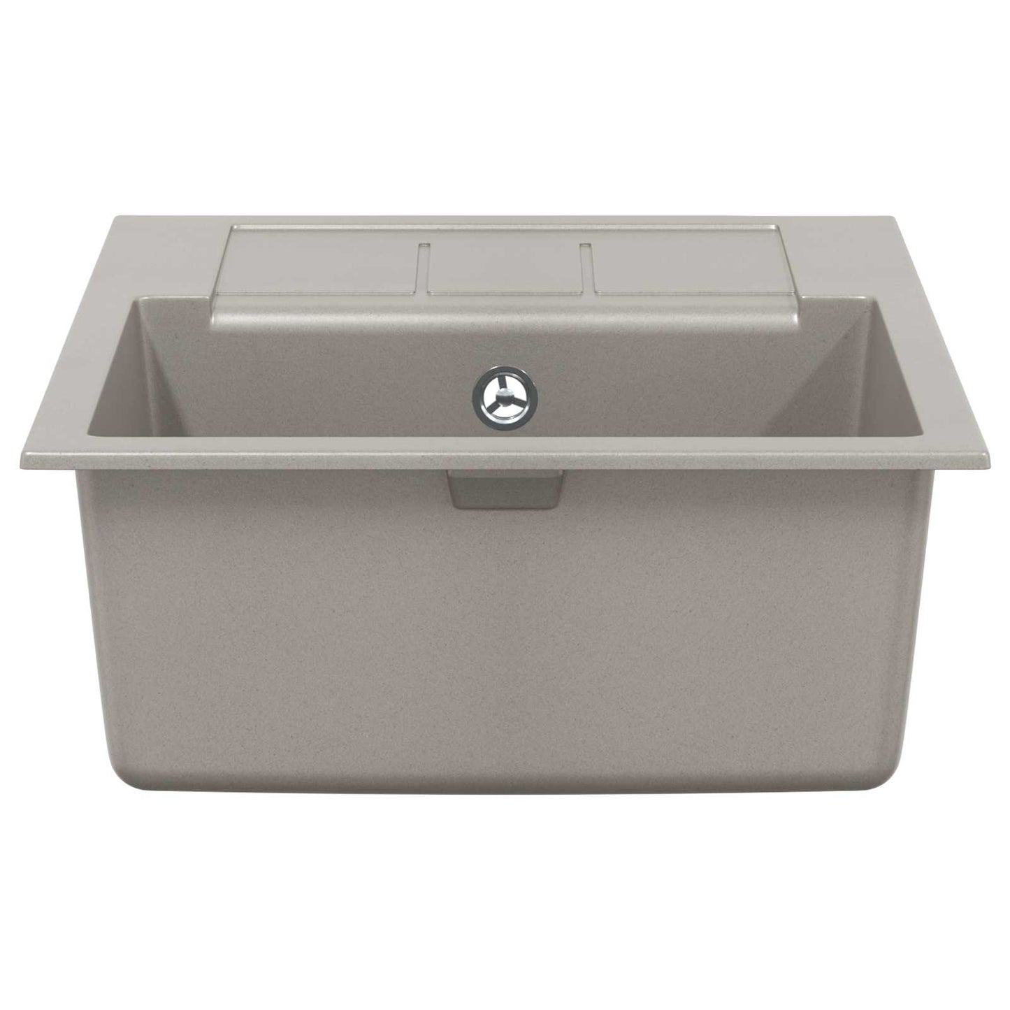 vidaXL Σιντρινο Γκρι 620 x 500 mm 80% Χαλαζίας και 20% Ρητίνη