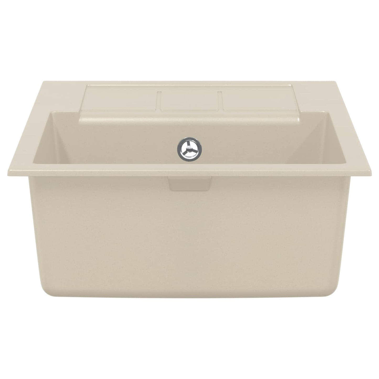 vidaXL Σιντρινο Μπεζ 620 x 500 mm 80% Χαλαζίας και 20% Ρητίνη