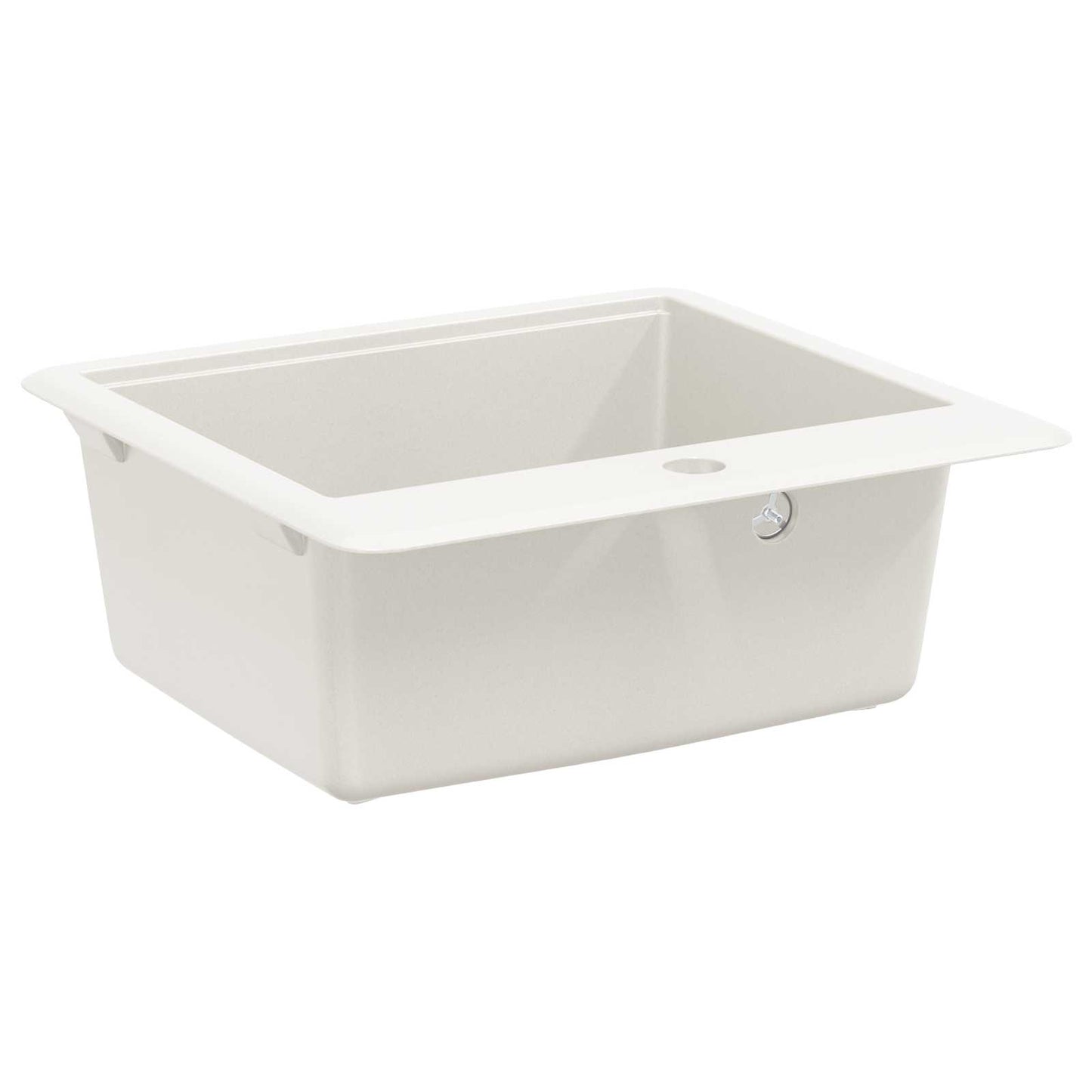 vidaXL Σιντρινο Λευκό 470 x 440 mm Γρανίτης
