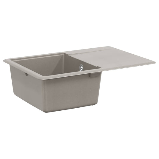 vidaXL Σιντρινο Γκρι 670 x 460 mm 80% Χαλαζίας και 20% Ρητίνη