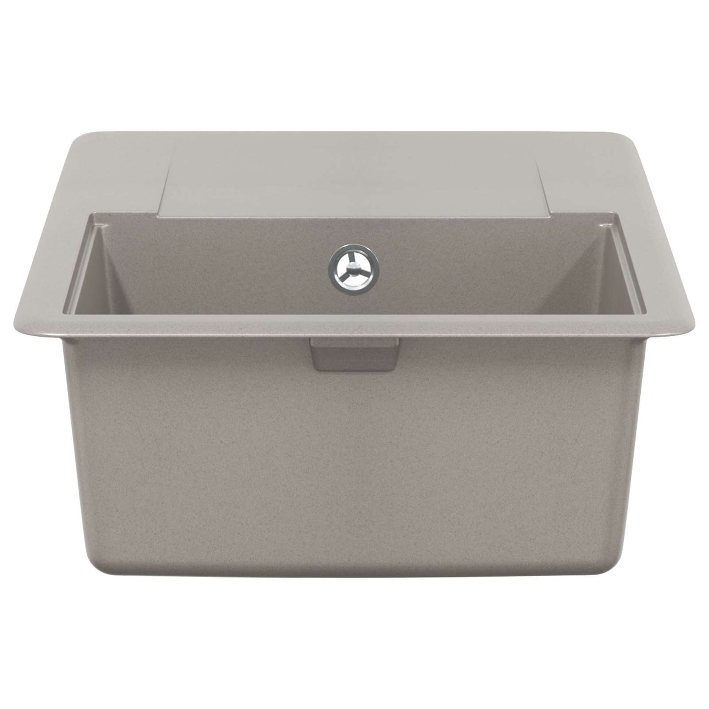 vidaXL Σιντρινο Γκρι 670 x 460 mm 80% Χαλαζίας και 20% Ρητίνη