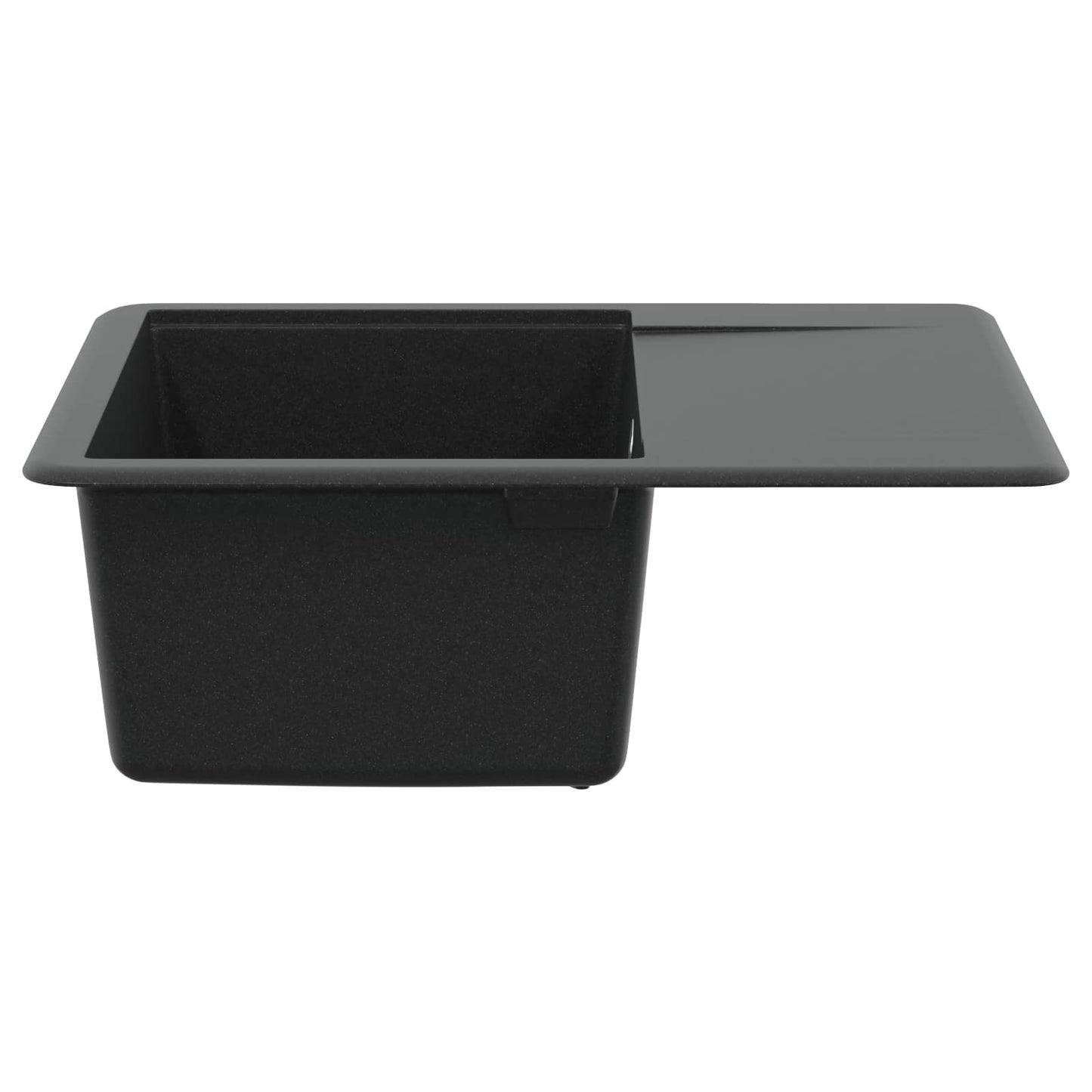 vidaXL Σιντρινο Μαύρο 560 x 460 mm 80% Χαλαζίας και 20% Ρητίνη