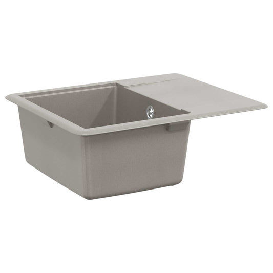 vidaXL Σιντρινο Γκρι 560 x 460 mm 80% Χαλαζίας και 20% Ρητίνη