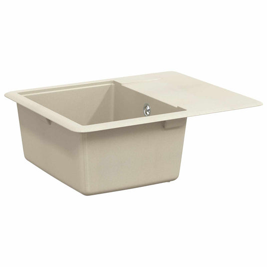 vidaXL Σιντρινο Μπεζ 560 x 460 mm 80% Χαλαζίας και 20% Ρητίνη