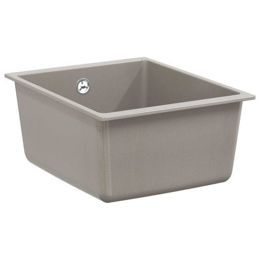 vidaXL Σιντρινο Γκρι 370 x 460 mm 80% Χαλαζίας και 20% Ρητίνη
