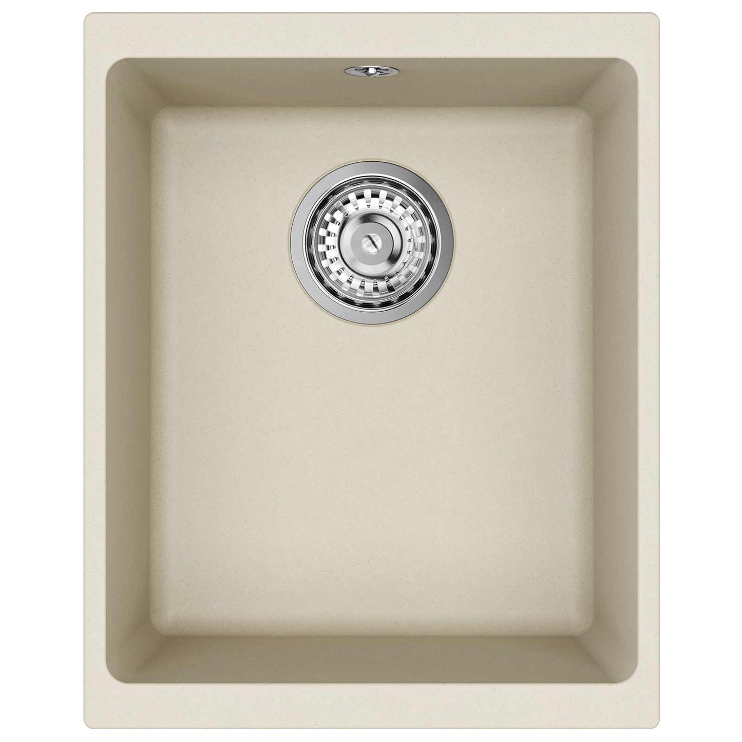 vidaXL Σιντρινο Μπεζ 370 x 460 mm 80% Χαλαζίας και 20% Ρητίνη