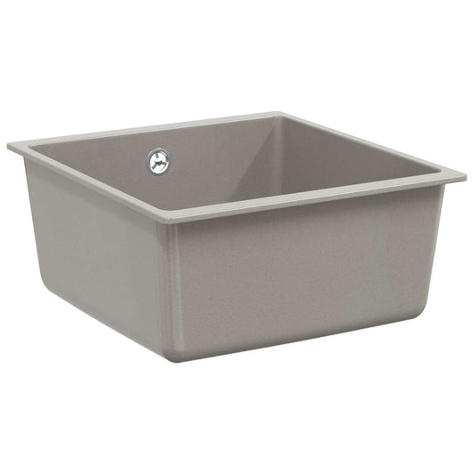 vidaXL Σιντρινο Γκρι 430 x 460 mm 80% Χαλαζίας και 20% Ρητίνη